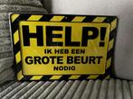 Help, grote beurt, metalen giftcard, Nieuw, Ophalen of Verzenden, Pand50, Info@pand50.nl