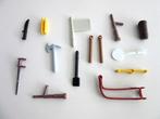 Diverse Playmobil onderdelen - Hoed Pistool Vizier sleutel, Verzenden, Gebruikt