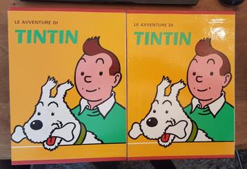 kuifje Hergé  tintin  cassette italiaans  12 verhalen