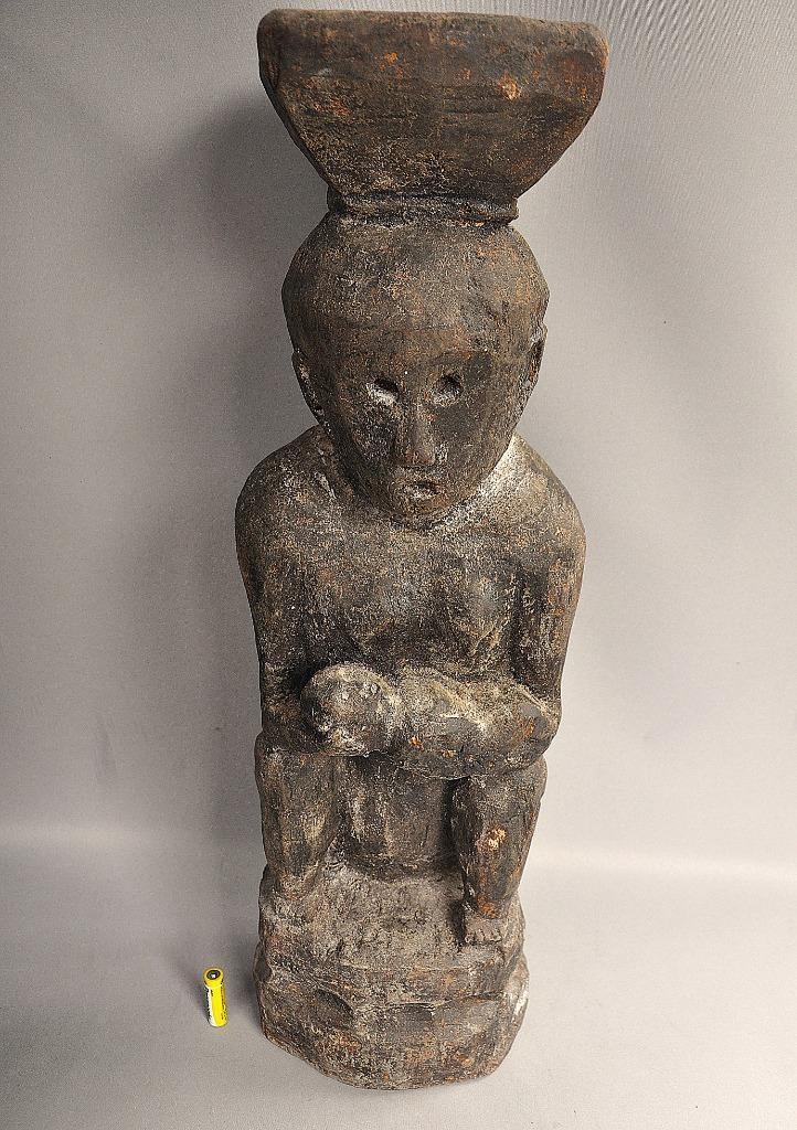 Groot Bulul materniteitsbeeld, Ifugao, Filipijnen, 1970-90, Antiek en Kunst, Kunst | Niet-Westerse kunst, Verzenden