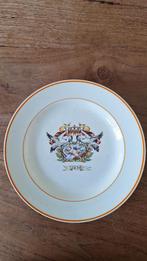 Herdenkingsbord geboorte prinses Beatrix, 1938, Ophalen of Verzenden, Gebruikt, Servies
