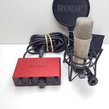 Bundel: RØDE NT1 (5th Gen) + Focusrite Scarlett4-Solo beschikbaar voor biedingen