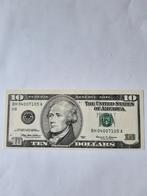 10 dollar 1999 usa ongebruikt kk  f.27.10.n3, Postzegels en Munten, Bankbiljetten | Amerika, Ophalen of Verzenden, Noord-Amerika