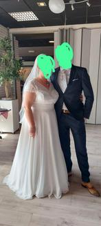 Trouwjurk BE Margaret maat 46 met hoepel en opbergzak, Kleding | Dames, Trouwkleding en Trouwaccessoires, Trouwjurk, Wit, Ophalen of Verzenden