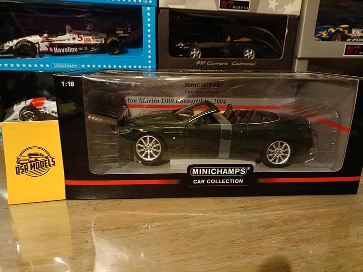 1:18 Aston Martin DB9 Convertible, Hobby en Vrije tijd, Modelauto's | 1:18, Nieuw, Auto, MiniChamps, Ophalen of Verzenden