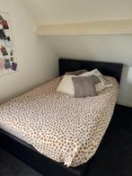 2-persoonsbed 160x200 cm met opberglades, Ophalen, Gebruikt, Zwart, Tweepersoons