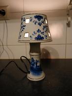 Het lelijkste lampje van MP, Delfts blauw met gouden randje., Ophalen of Verzenden
