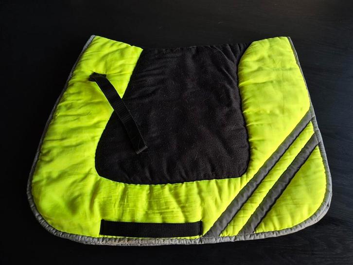 neongeel zadeldekje maat  pony / cob reflex Waldhausen, Dieren en Toebehoren, Paarden en Pony's | Dekens en Dekjes, Zo goed als nieuw