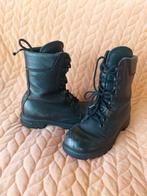 Black army boots, really sturdy, all leather, size 38, Kleding | Dames, Schoenen, Zo goed als nieuw, Ophalen