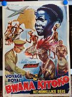 Filmposter Voyage royal Bwana Kitoko / Koninklijke reis, Ophalen of Verzenden, Gebruikt, A1 t/m A3, Film en Tv