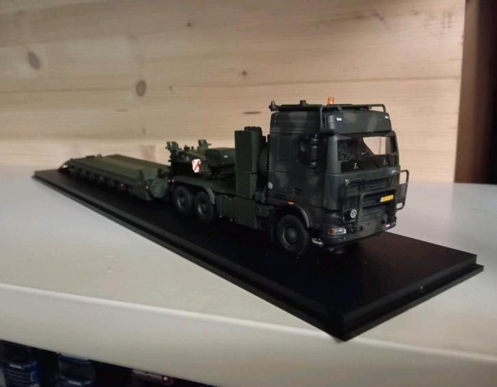 DAF Tropco Pantser dieplader Tekno, Hobby en Vrije tijd, Modelauto's | 1:50, Nieuw, Bus of Vrachtwagen, Tekno, Ophalen of Verzenden