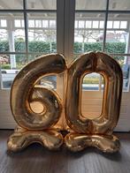 Gouden staande ballonnen 60 jaar 120 cm hoog, Ophalen, Nieuw, Versiering, Verjaardag