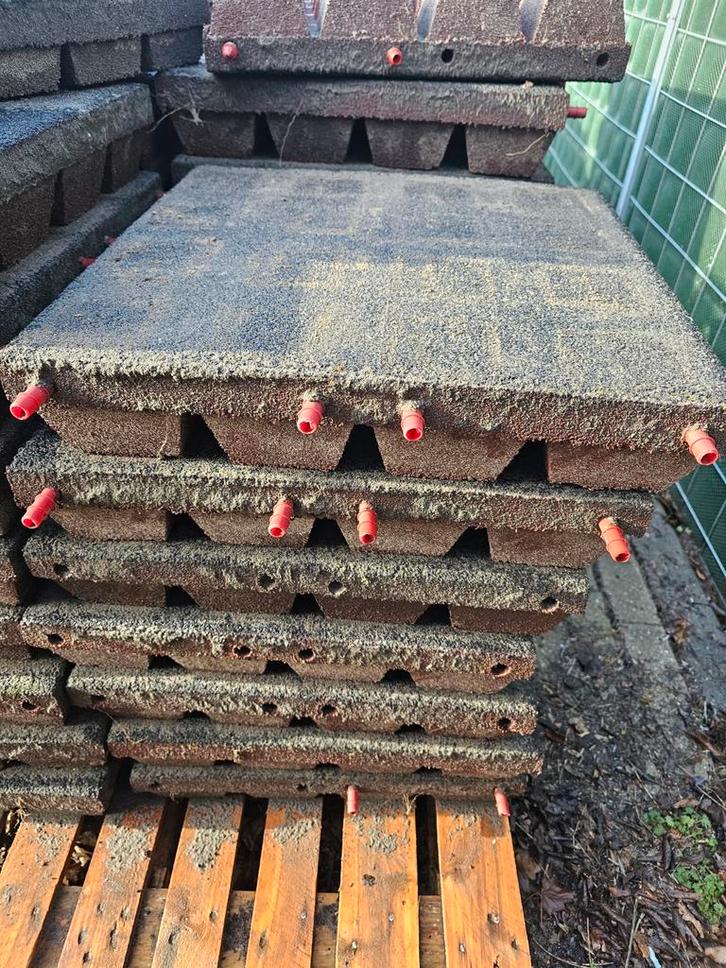 Rubbertegels stalmatten staltegels 10 cm dik, Dieren en Toebehoren, Stalling en Weidegang