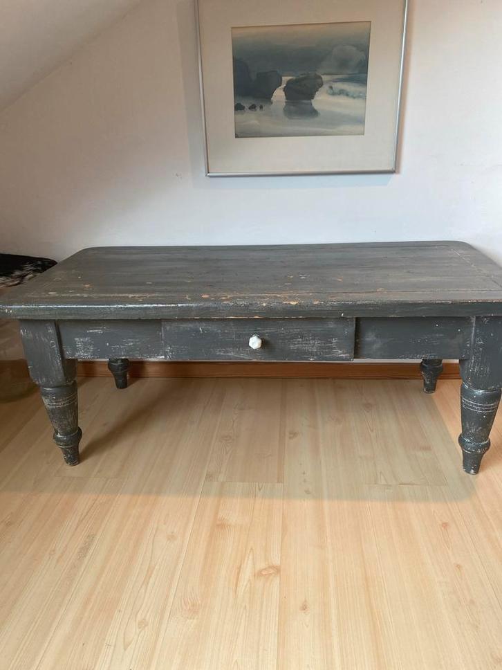 Oude Grenen Tafel - Makkelijk te verven!, Antiek en Kunst, Antiek | Meubels | Tafels, Ophalen