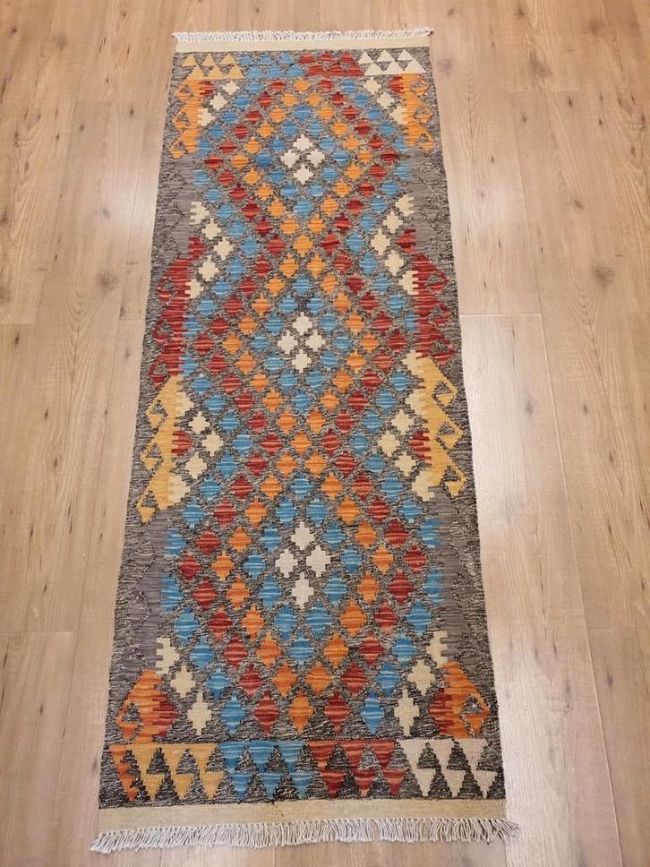 Prachtige handgeweven oosterse kelim lo 192x71, Huis en Inrichting, Stoffering | Tapijten en Kleden, Nieuw, 50 tot 100 cm, 150 tot 200 cm
