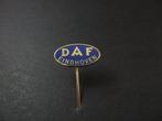 DAF (Van Doorne Aanhangwagen Fabriek)Eidhoven  emaille speld, Verzenden, Gebruikt, Overige onderwerpen