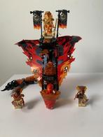 LEGO Ninjago Vuurtand set met handleiding, Kinderen en Baby's, Speelgoed | Duplo en Lego, Ophalen of Verzenden, Zo goed als nieuw