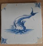 Antieke tegel, zeevis, 17e eeuw, Ophalen of Verzenden