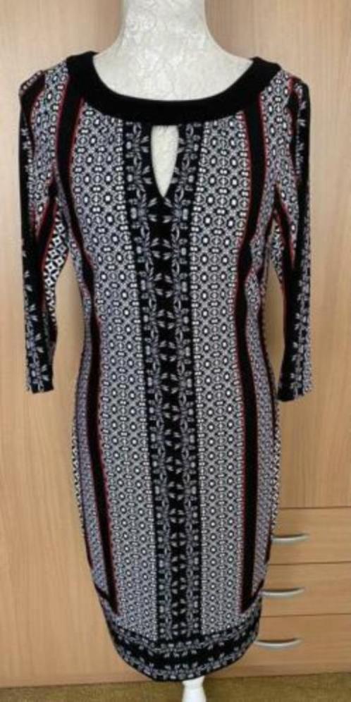 Zwart/rode jurk maat 36 nieuw Joseph Ribkoff, Kleding | Dames, Jurken, Nieuw, Maat 36 (S), Overige kleuren, Knielengte, Ophalen of Verzenden