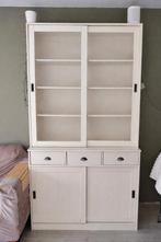 Witte Buffetkast - 117x220x46 cm, Huis en Inrichting, Kasten | Buffetkasten, Ophalen, Overige materialen, Gebruikt, 200 cm of meer