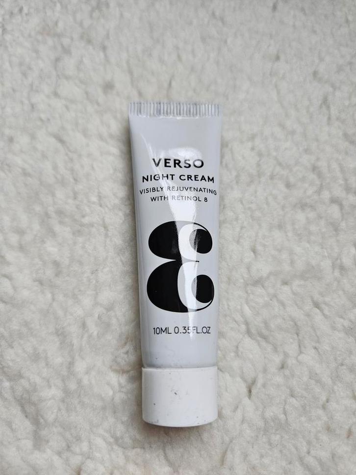 Verso night cream 10 ml, Sieraden, Tassen en Uiterlijk, Uiterlijk | Gezichtsverzorging, Nieuw, Verzorging, Gehele gezicht, Ophalen of Verzenden