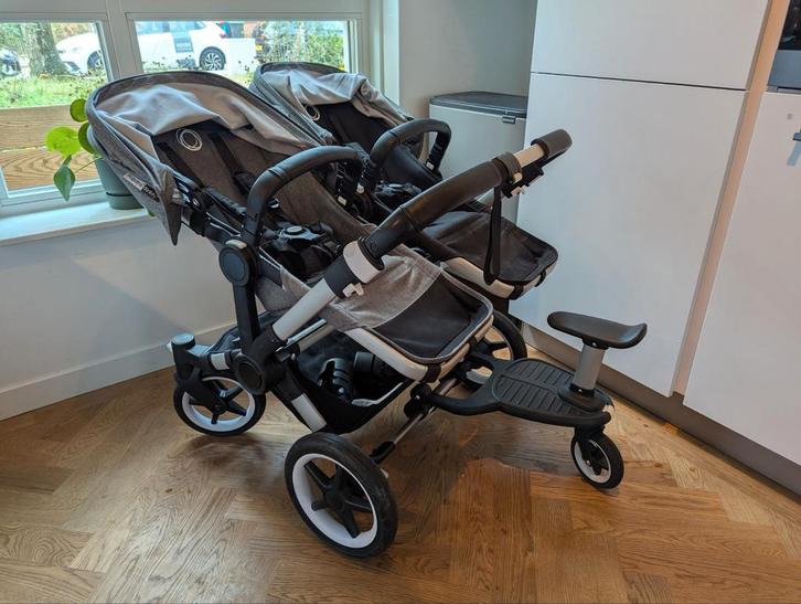 Bugaboo Donkey 3 Twin (Duo) - Complete kinderwagen!, Kinderen en Baby's, Kinderwagens en Combinaties, Gebruikt, Kinderwagen, Bugaboo
