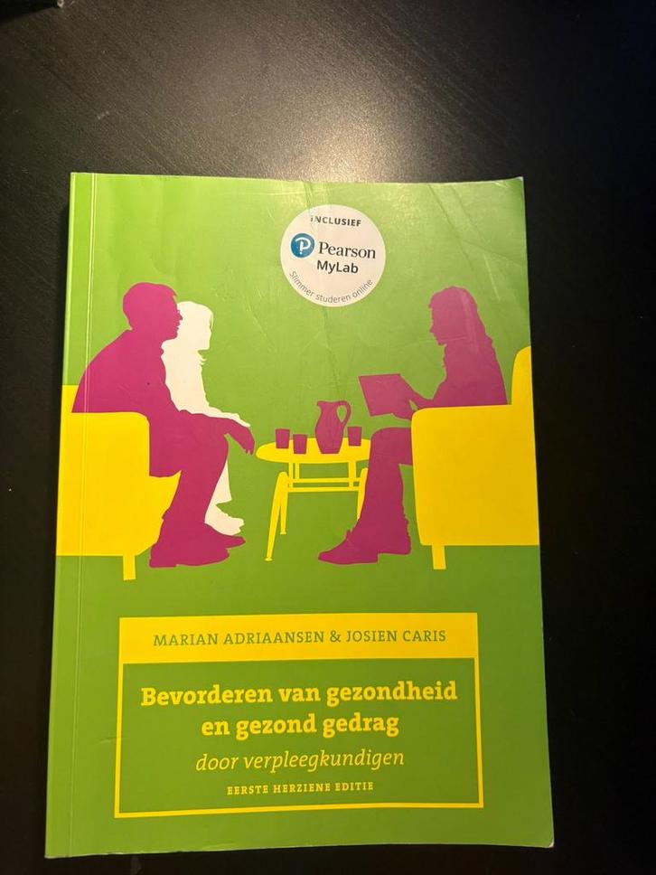 Bevorderen van gezondheid en gezond gedrag, 1e herziene edit, Boeken, Schoolboeken, Zo goed als nieuw, Nederlands, Overige niveaus