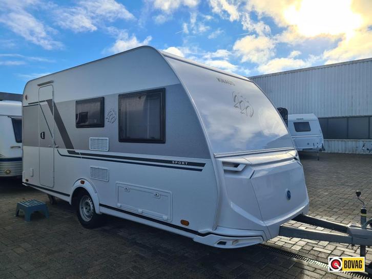 Knaus Sport 420 QD, Caravans en Kamperen, Caravans, Bedrijf, tot en met 4, 1000 - 1250 kg, Treinzit, Knaus, Dwarsbed, Overige typen
