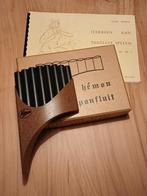 Hémon Panfluit met Doos en Boekje - Zo Goed Als Nieuw, Ophalen of Verzenden, Zo goed als nieuw, Houtblazer, Met koffer of draagtas