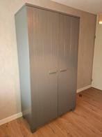 WOOOD Dennis hang-legkast 202x111x55 cm staalgrijs, Ophalen, Gebruikt, Stevig en Stoer, Met hangruimte