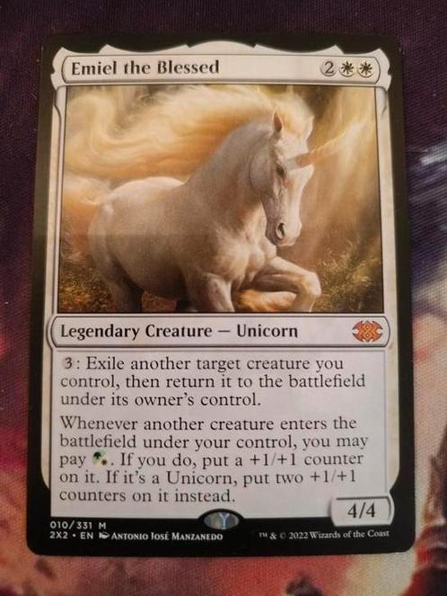Emiel the Blessed MTG, Hobby en Vrije tijd, Verzamelkaartspellen | Magic the Gathering, Nieuw, Losse kaart, Ophalen of Verzenden