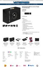 ESX Quantum QXB6 16,5 cm (6.5") Single gepoorte subwoofer, Auto diversen, Audio Design, Nieuw, Am Breilingsweg 3, 76709 Kronau, Duitsland