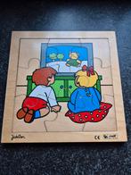 Houten Puzzel - Kinderen kijken TV rolf, 2 tot 4 jaar, Ophalen of Verzenden, Zo goed als nieuw, Van hout