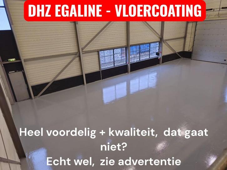 2k Epoxy Garagevloer coating 40m2 - 2 dagen 25% korting, Doe-het-zelf en Verbouw, Verf, Beits en Lak, Nieuw, Verf, 5 tot 10 liter