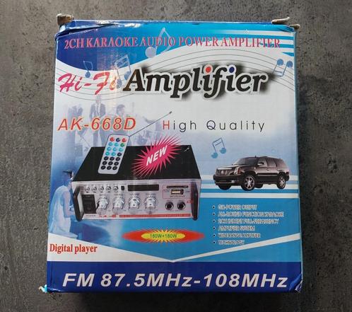 Nog nieuwe radio Amplifier AK-668D AC200-240V voor €15,-, Audio, Tv en Foto, Radio's, Nieuw, Radio, Ophalen of Verzenden