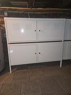 Ikea Stalen Kast - Wit/grijs, Ophalen, Gebruikt, Industrieel