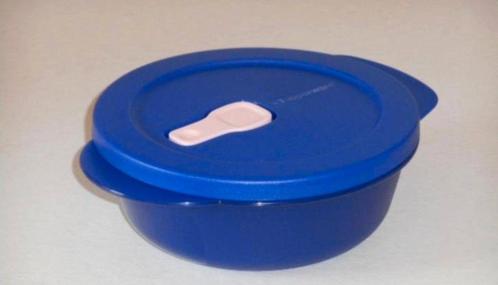 Tupperware Crystalwave magnetronschaal, Huis en Inrichting, Keuken | Tupperware, Nieuw, Schaal, Blauw, Ophalen of Verzenden