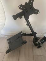 2x NeoMounts FPMA-D550NOTEBOOK Monitor/Laptop Arm, Ophalen, Gebruikt, In diepte verstelbaar