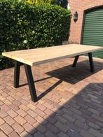 Hardhouten tuintafel/eettafel 105x225/250 onbehandeld, Tuin en Terras, Ophalen, Nieuw, Rechthoekig, Hout