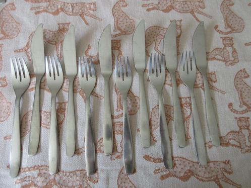 Gero Zilmeta 515 RUMBA 6 Viscouverts, Huis en Inrichting, Keuken | Bestek, Gebruikt, Rvs of Chroom, Vaatwasserbestendig, Verzenden