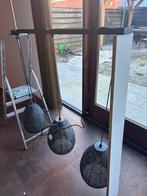 Hanglamp z.g.a.n. met 3 lampen, Huis en Inrichting, Ophalen of Verzenden, Zo goed als nieuw, Metaal, Minder dan 50 cm