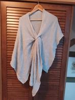 poncho / omslagdoek, Blauw, Maat 46/48 (XL) of groter, Ophalen of Verzenden, Zo goed als nieuw
