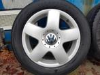 Set banden met velgen voor VW Polo, Ophalen, Gebruikt, 15 inch, Banden en Velgen