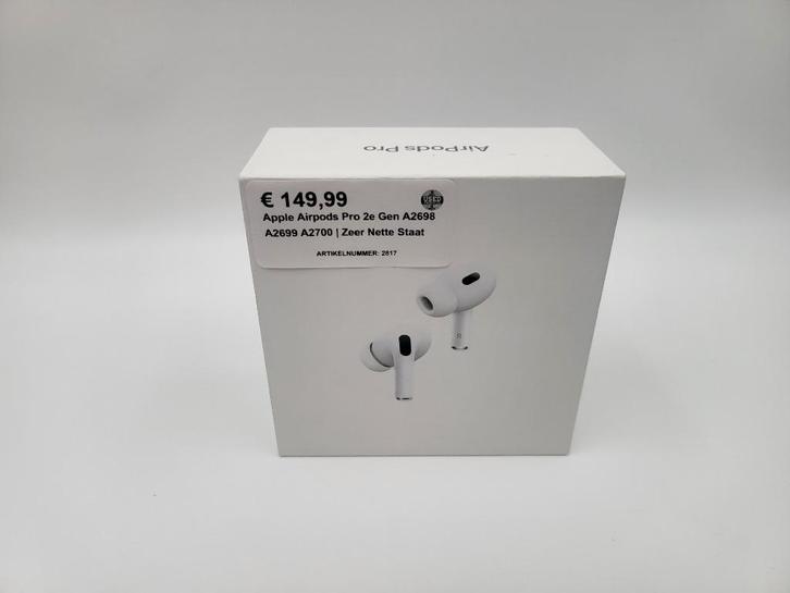Apple Airpods Pro, Telecommunicatie, Mobiele telefoons | Oordopjes, Nieuw, In gehoorgang (in-ear), Bluetooth, Ophalen of Verzenden