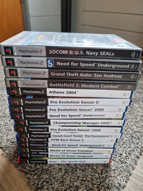 PS2 Spellen Collectie - 14 Games, Spelcomputers en Games, Games | Sony PlayStation 2, Gebruikt, Sport, Vanaf 3 jaar, Ophalen of Verzenden