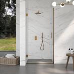Fortifura douchecabine 90x110 geborsteld koper, Ophalen, Nieuw, Glas, Douche