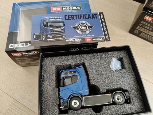 Wsi Scania Geelhoed, Hobby en Vrije tijd, Modelauto's | 1:50, Zo goed als nieuw, Bus of Vrachtwagen, Wsi, Ophalen of Verzenden