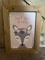 Schilderij kinderkamer, Ophalen of Verzenden, Zo goed als nieuw, Hout, Minder dan 50 cm