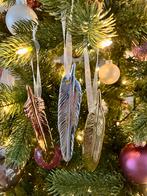 NIEUW &Klevering 3x kerstornament porselein goud zilver rose, Ophalen of Verzenden, Nieuw