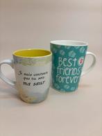 Set van 2 Nieuwe Theemokken - Best Friends & Franstalig, Ophalen of Verzenden, Nieuw